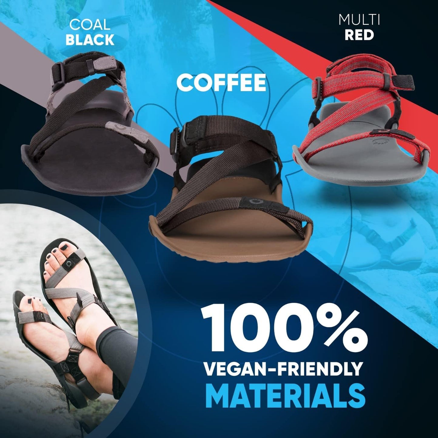 Women'S Z-Trek Sport Sandals - Zero Drop, Lightweight & Packable